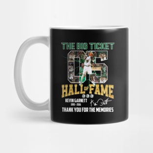 Kevin Garnett Basketball Signature Vintage Retro 80s 90s Bootleg Rap Style Mug